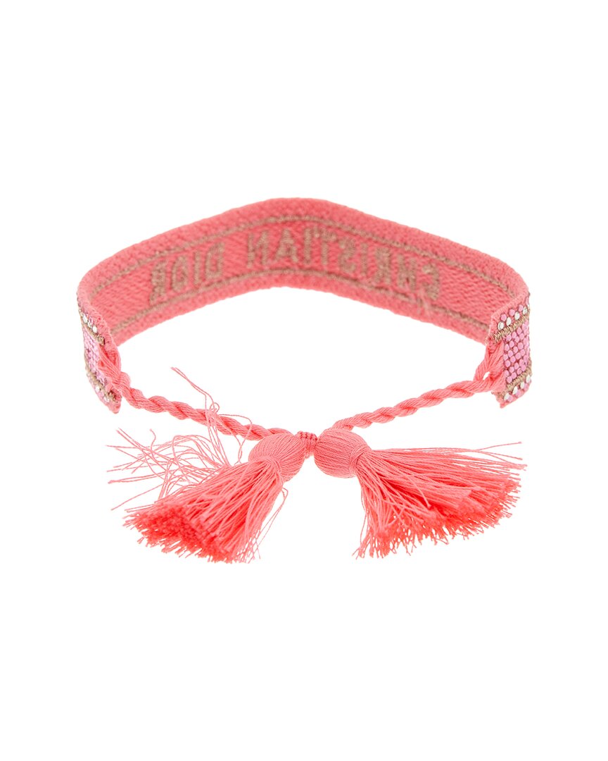Dior Logo Signature Cotton Bracelet