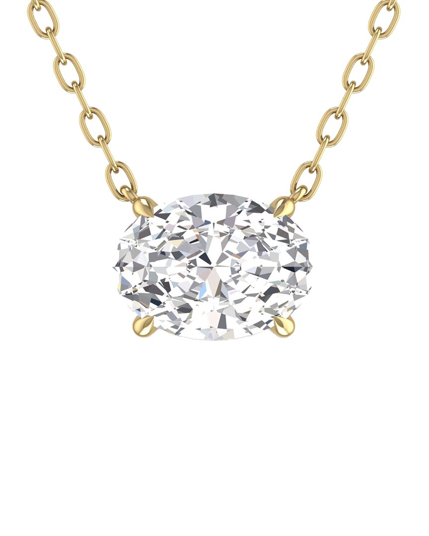 Lab Grown Diamonds 14K 0.75 Ct. Tw. Lab Grown Diamond Necklace