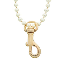 Gucci Glass Pearl Necklace Black