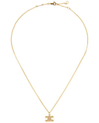 Celine Triomphe Rhinestone Necklace