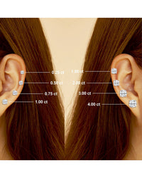 14K 7.00 Ct. Tw. Lab-Grown Diamond Studs