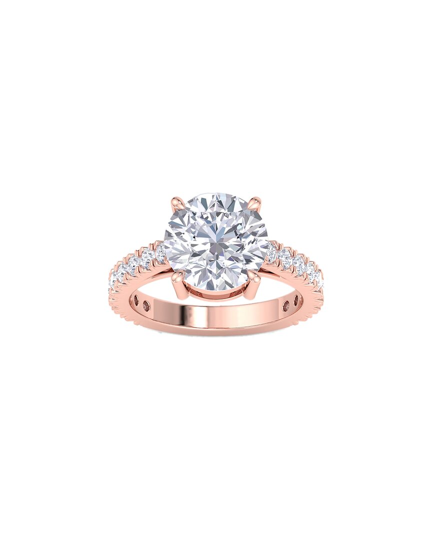 14K Rose Gold 5.00 Ct. Tw. Lab-Grown Diamond Ring