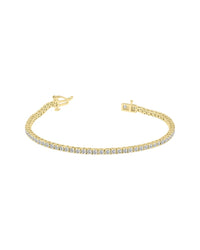 14K 4.00 Ct. Tw. Lab Grown Diamond Tennis Bracelet