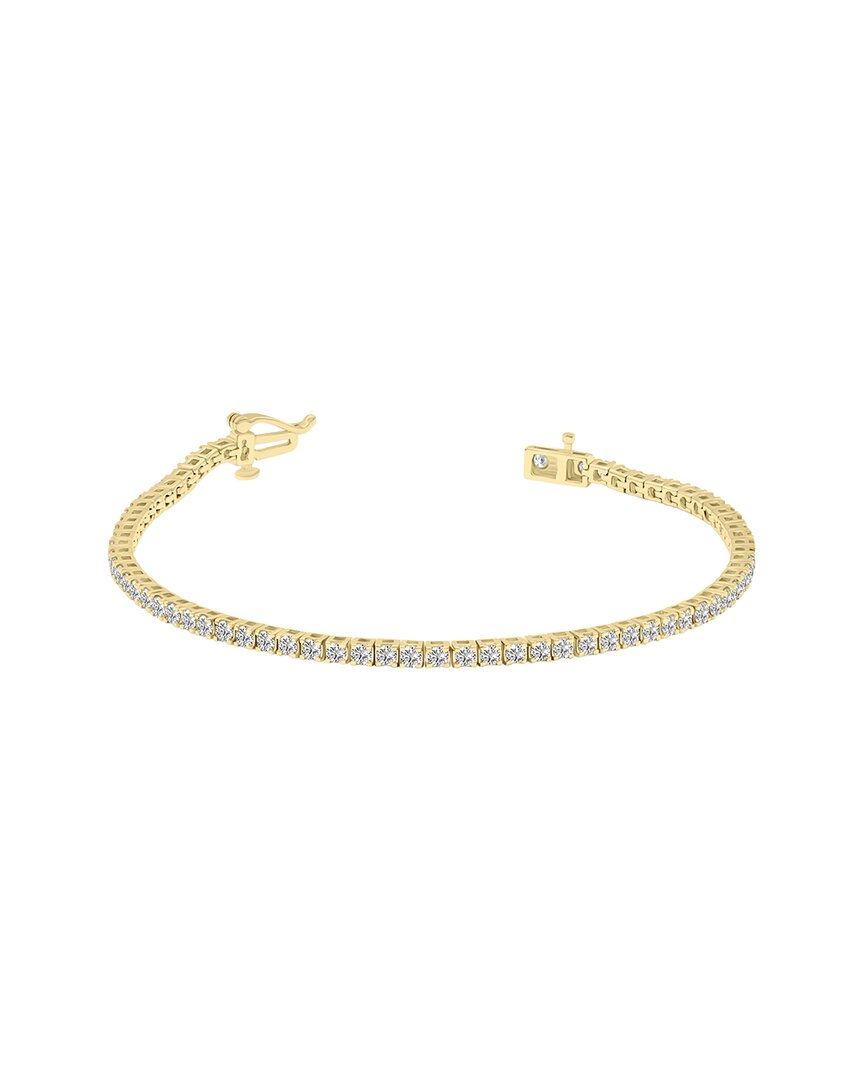 14K 4.00 Ct. Tw. Lab Grown Diamond Tennis Bracelet