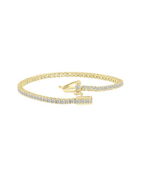 14K 4.00 Ct. Tw. Lab Grown Diamond Tennis Bracelet
