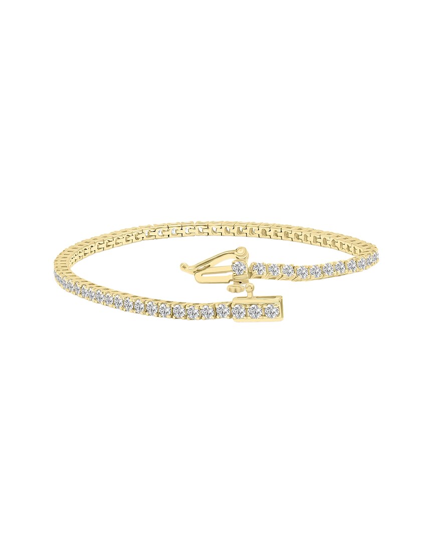 14K 4.00 Ct. Tw. Lab Grown Diamond Tennis Bracelet