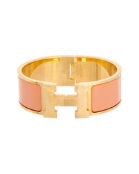 Hermès Hermès Clic H Wide Bracelet (Authentic Pre-Loved)