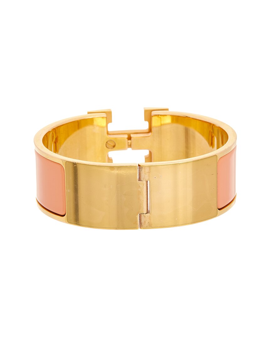 Hermès Hermès Clic H Wide Bracelet (Authentic Pre-Loved)