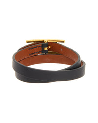 Hermès Hermès Swift Leather Behapi Double Tour Bracelet (Authentic Pre-Loved)