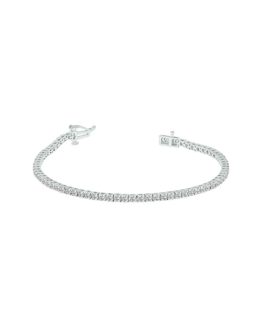 14K 4.00 Ct. Tw. Lab Grown Diamond Tennis Bracelet