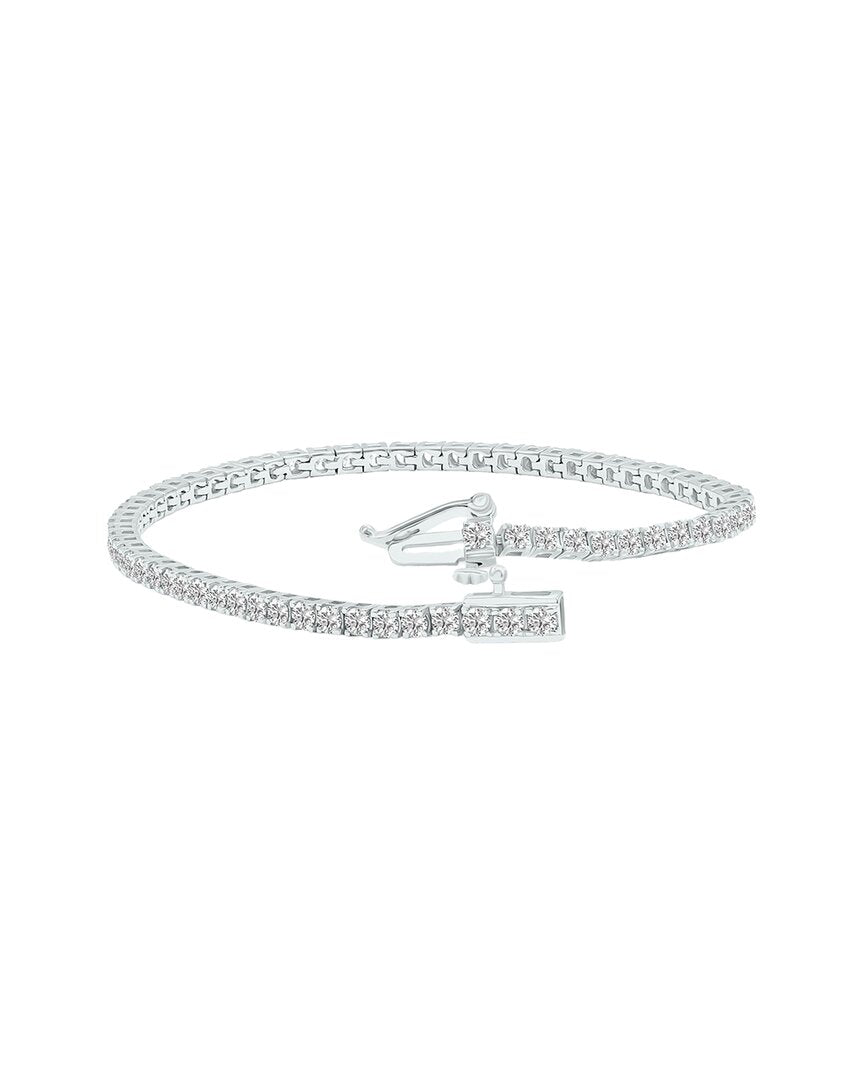 14K 4.00 Ct. Tw. Lab Grown Diamond Tennis Bracelet