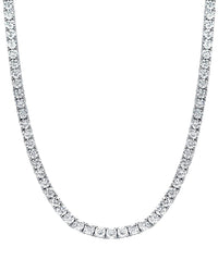14K 15.00 Ct. Tw. Lab-Grown Diamond Straight Line Necklace