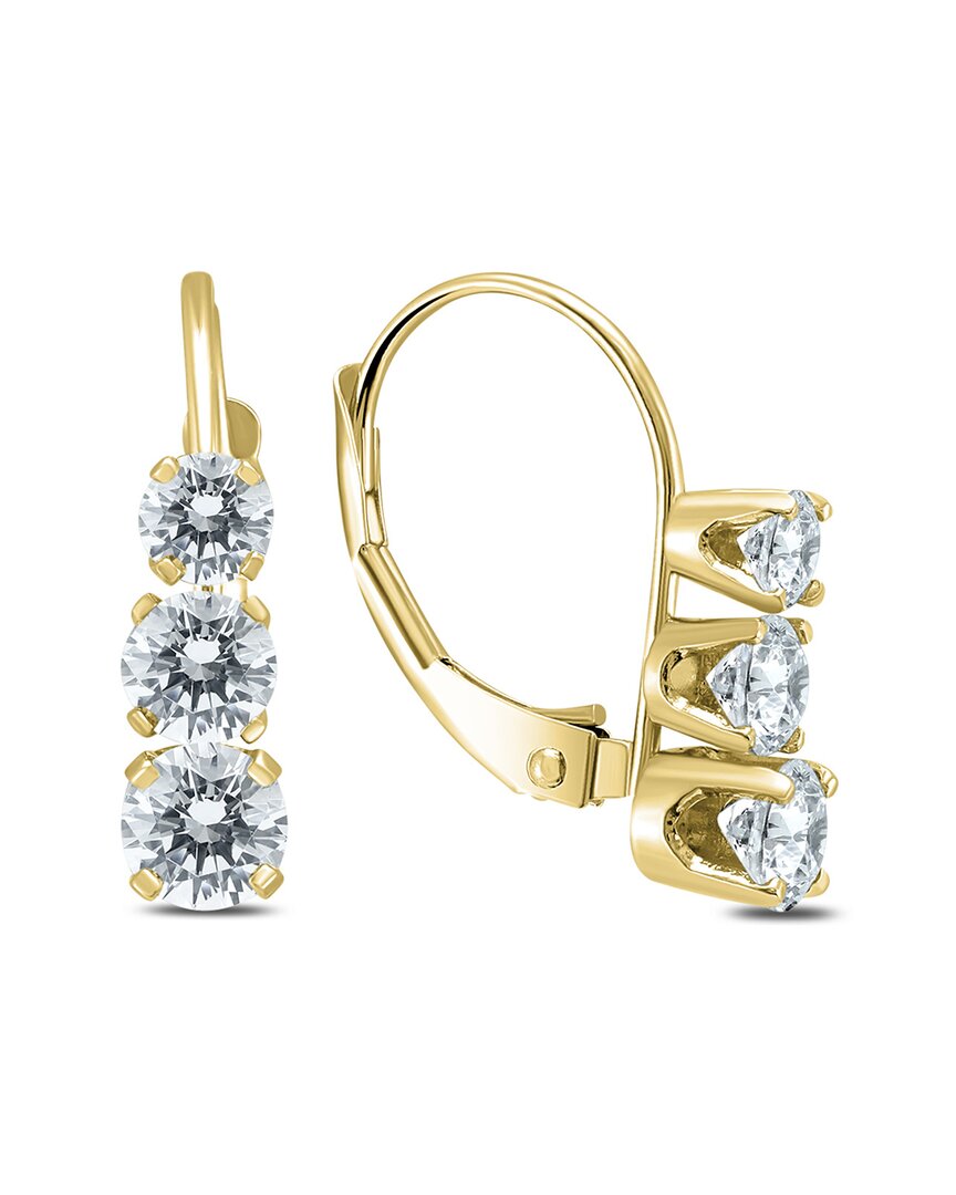 14K 0.96 Ct. Tw. Diamond Earrings
