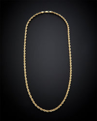 14K Italian Gold Rope Chain Necklace