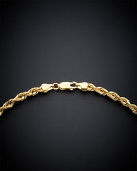 14K Italian Gold Rope Chain Necklace