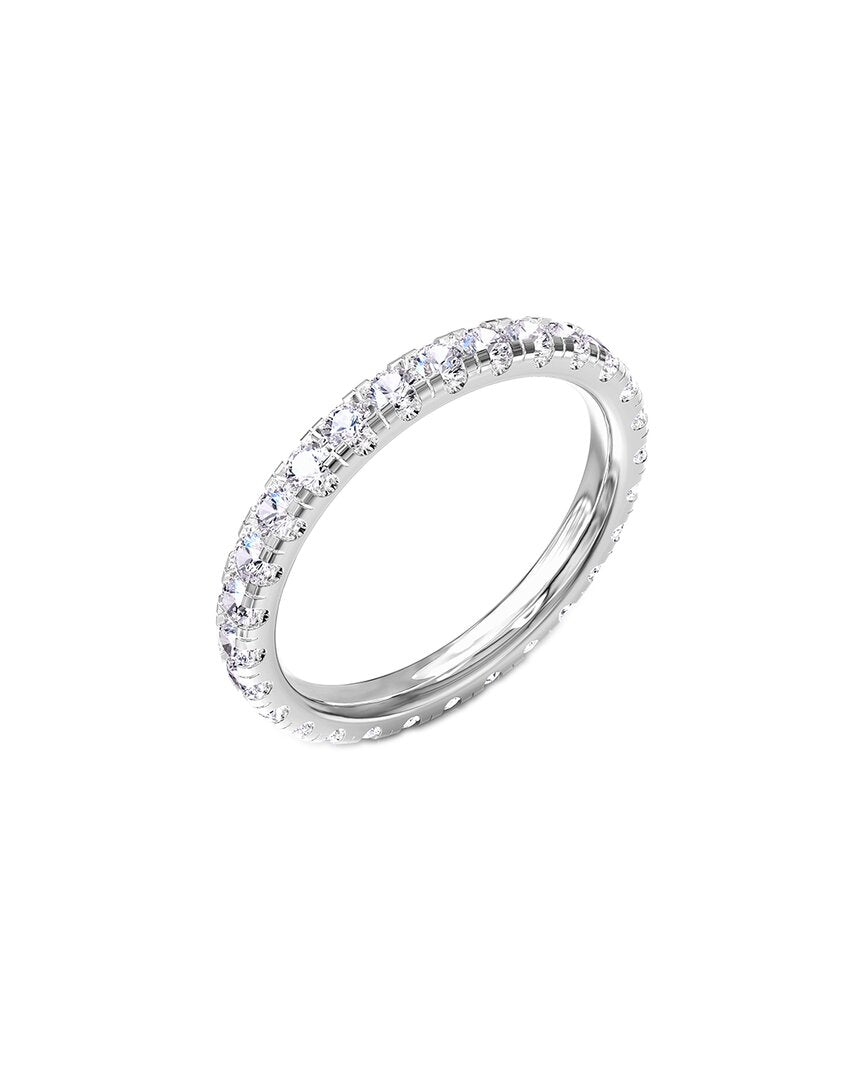 18K Over Silver 1.12 Ct. Tw. Lab-Grown Diamond Ring