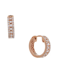 Diamond Select Cuts 14K 0.35 Ct. Tw. Diamond Hoops