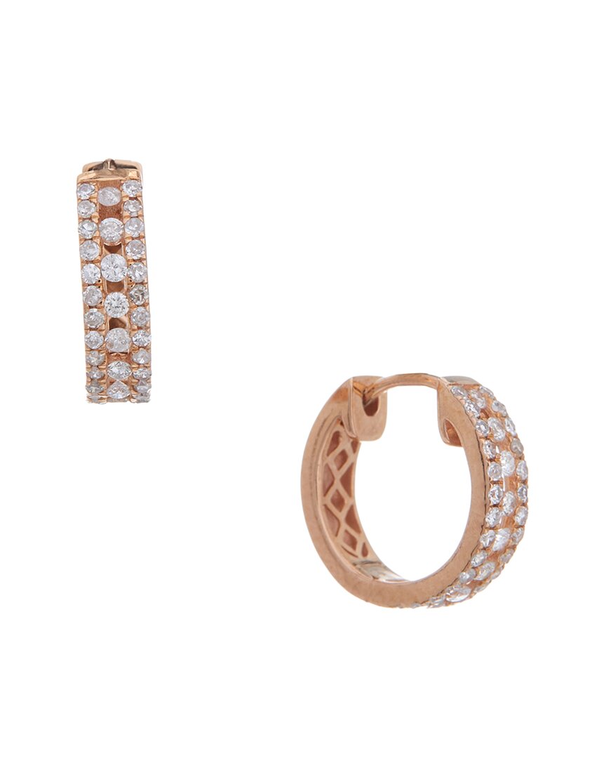 Diamond Select Cuts 14K 0.35 Ct. Tw. Diamond Hoops