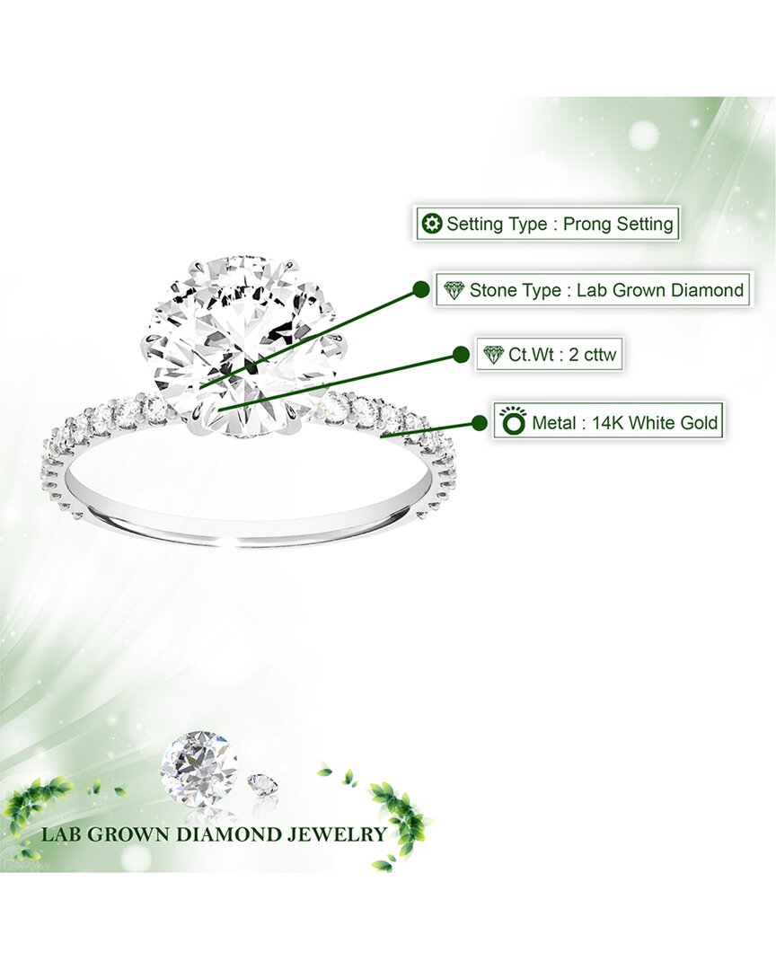 Amairah 14K 2.00 Ct. Tw. Lab-Grown Diamond Engagement Ring