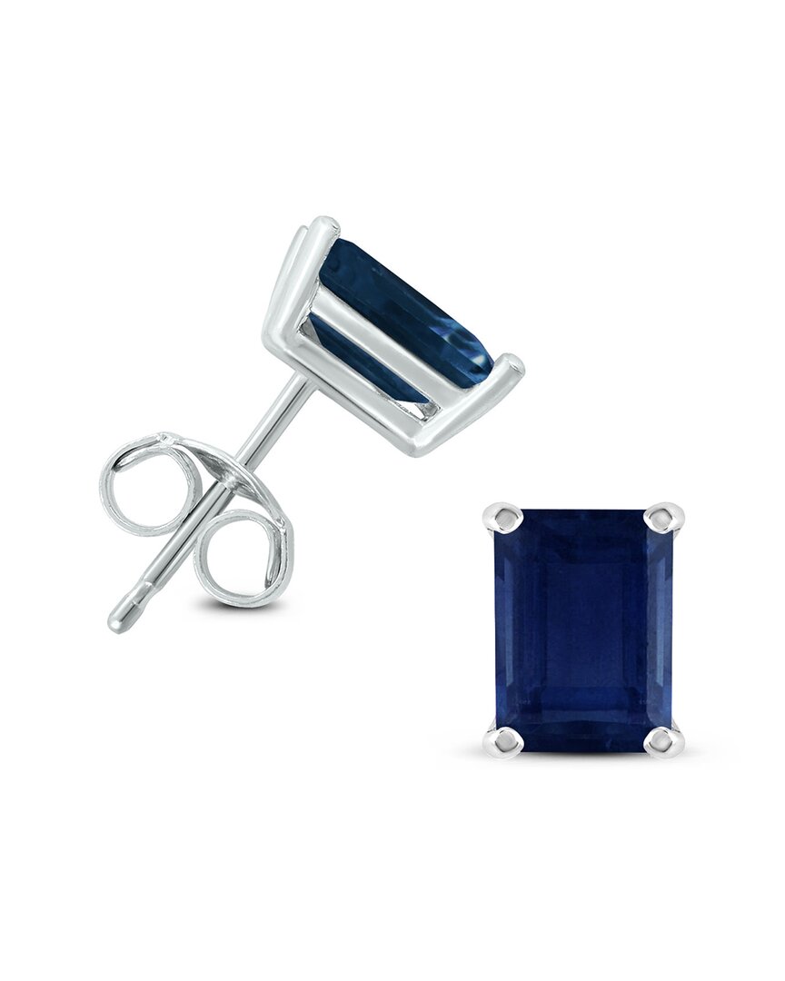 14K 0.80 Ct. Tw. Sapphire Earrings