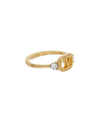 Valentino Ovalette Swarovski Ring