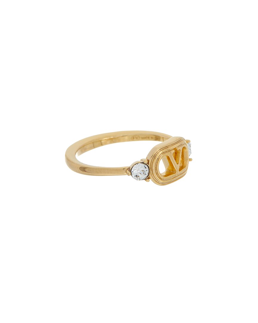 Valentino Ovalette Swarovski Ring