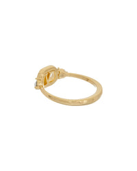 Valentino Ovalette Swarovski Ring