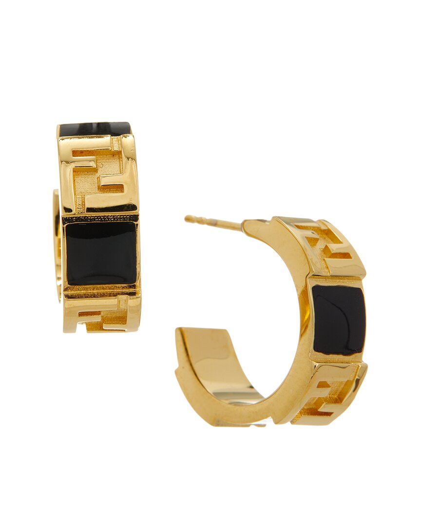Fendi Forever Brass Earrings