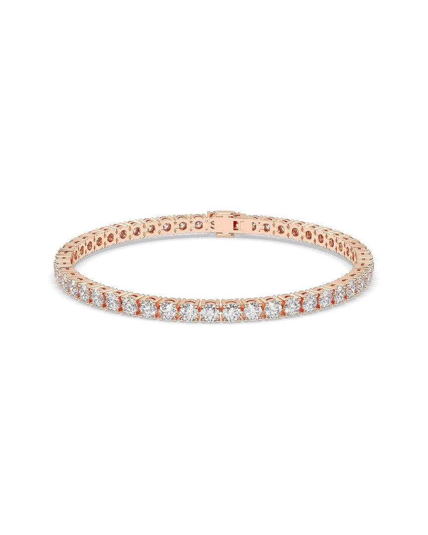 14K Rose Gold 7.00 Ct. Tw. Lab-Grown Diamond Bracelet