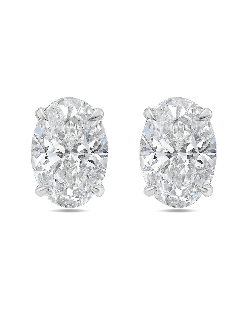 Diana M. 14K 4.00 Ct. Tw. Lab-Grown Diamond Earrings