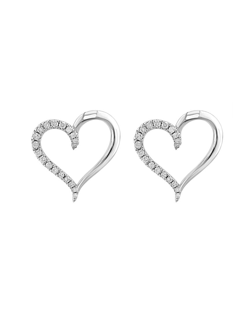 Effy Fine Jewelry Silver 0.18 Ct. Tw. Diamond Earrings