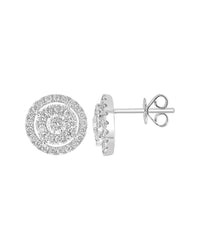 Effy Fine Jewelry Silver 0.97 Ct. Tw. Lab-Grown Diamond Earrings