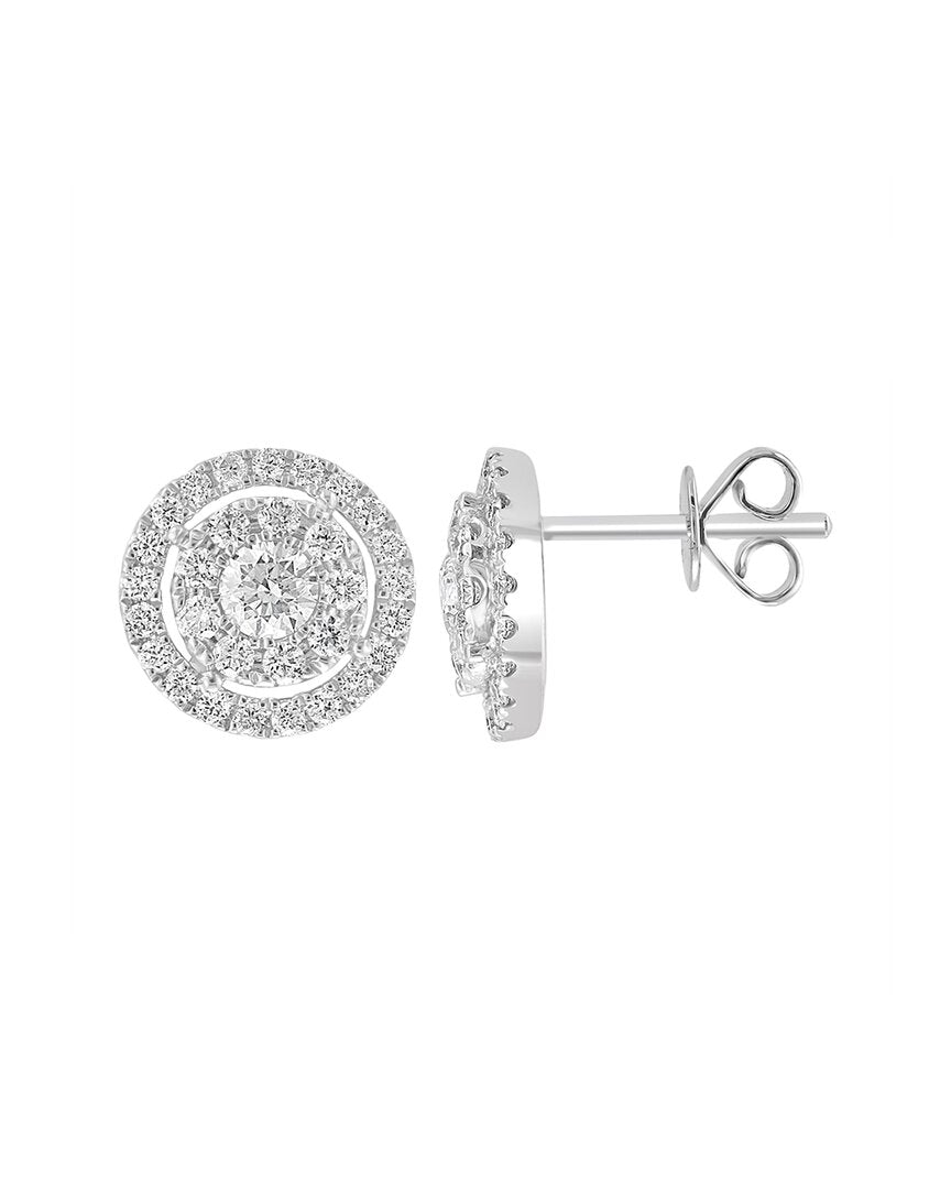 Effy Fine Jewelry Silver 0.97 Ct. Tw. Lab-Grown Diamond Earrings