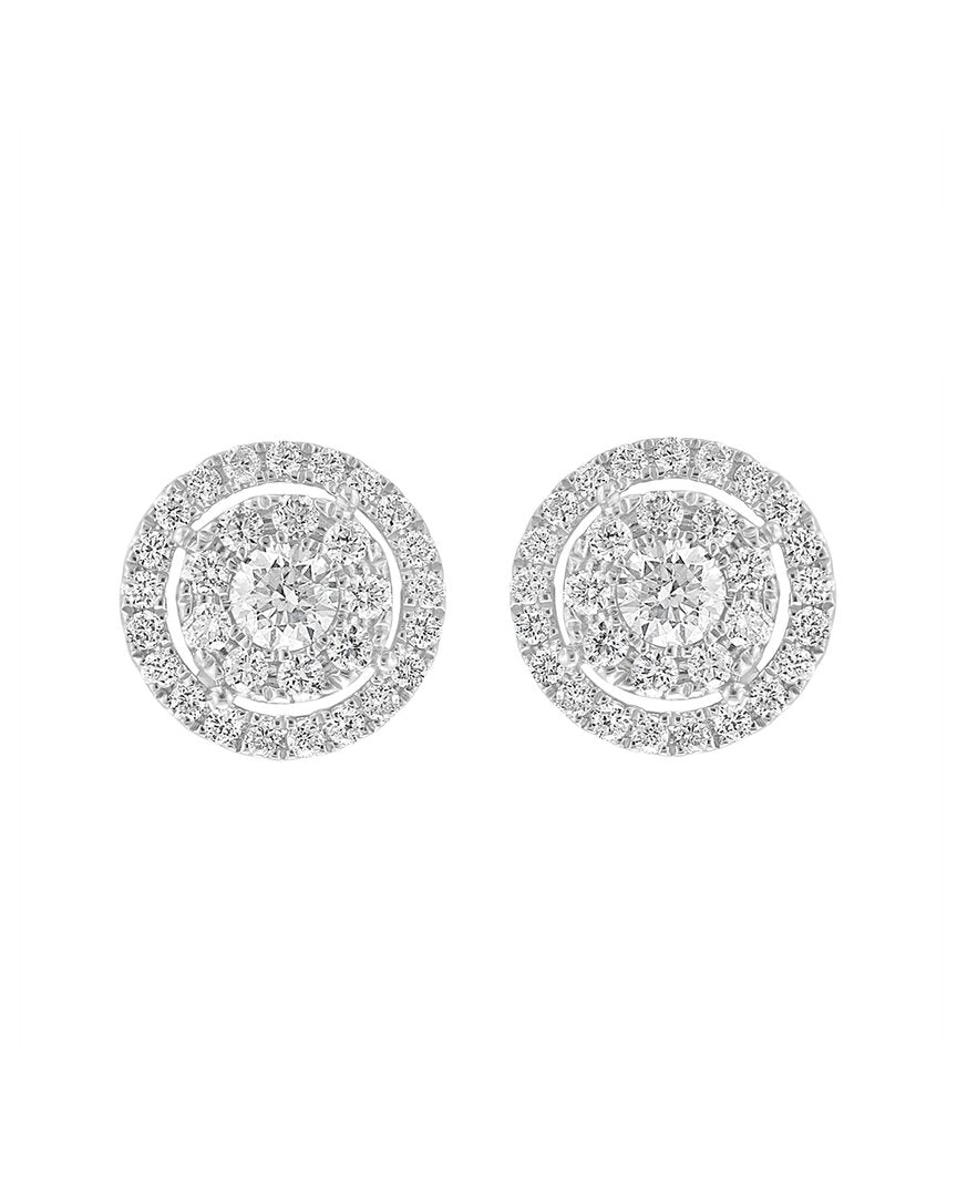 Effy Fine Jewelry Silver 0.97 Ct. Tw. Lab-Grown Diamond Earrings