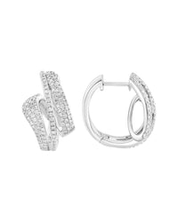 Effy Fine Jewelry Silver 0.76 Ct. Tw. Diamond Earrings