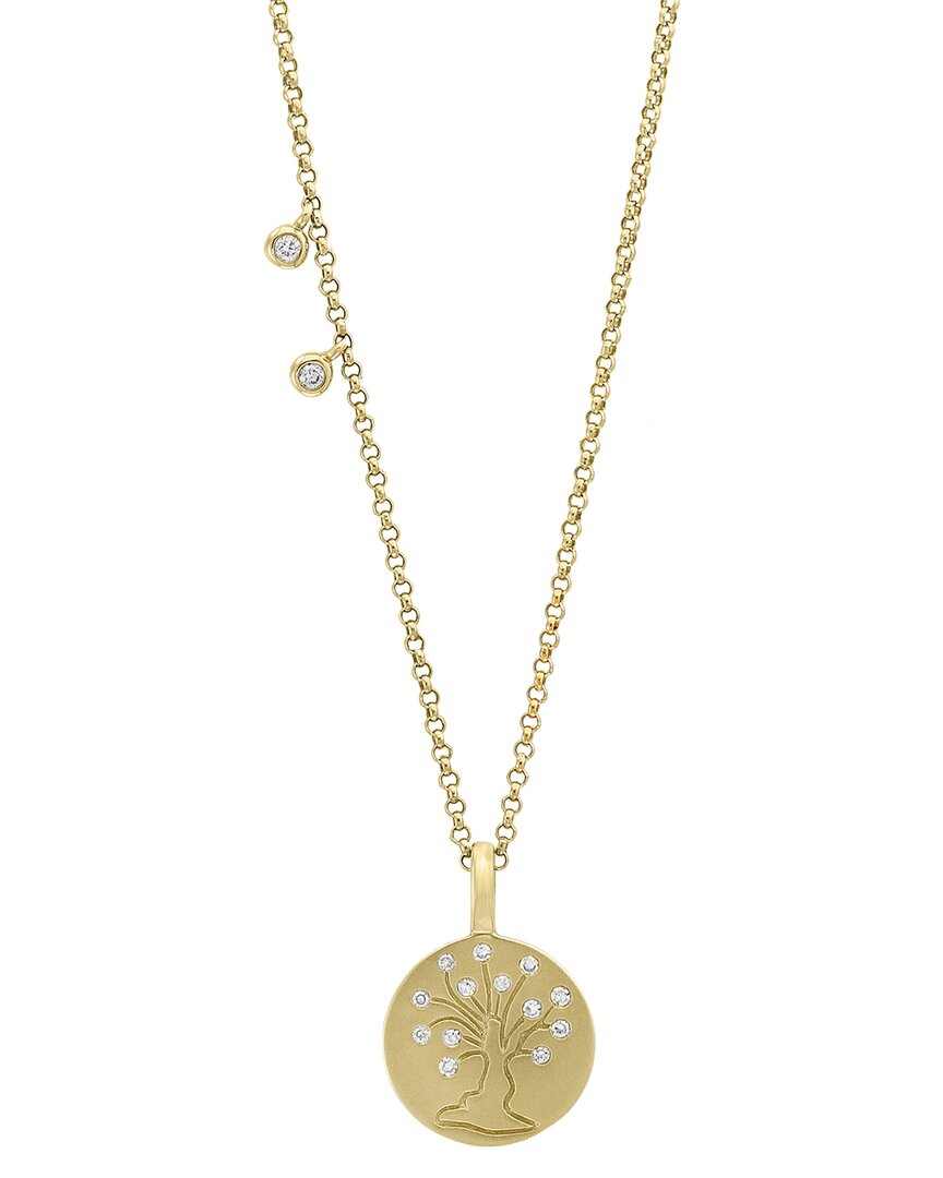 Effy Fine Jewelry 14K 0.06 Ct. Tw. Diamond Necklace