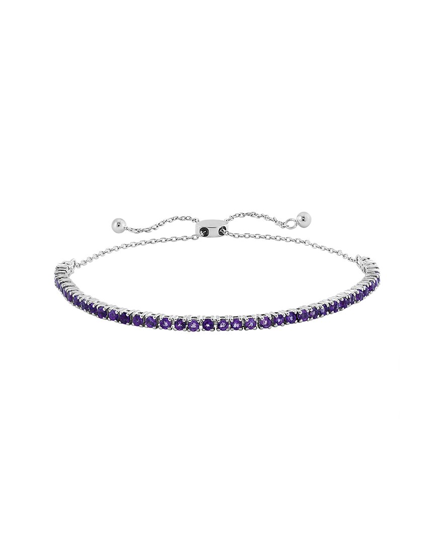 Effy Fine Jewelry Silver 1.15 Ct. Tw. Amethyst Bracelet