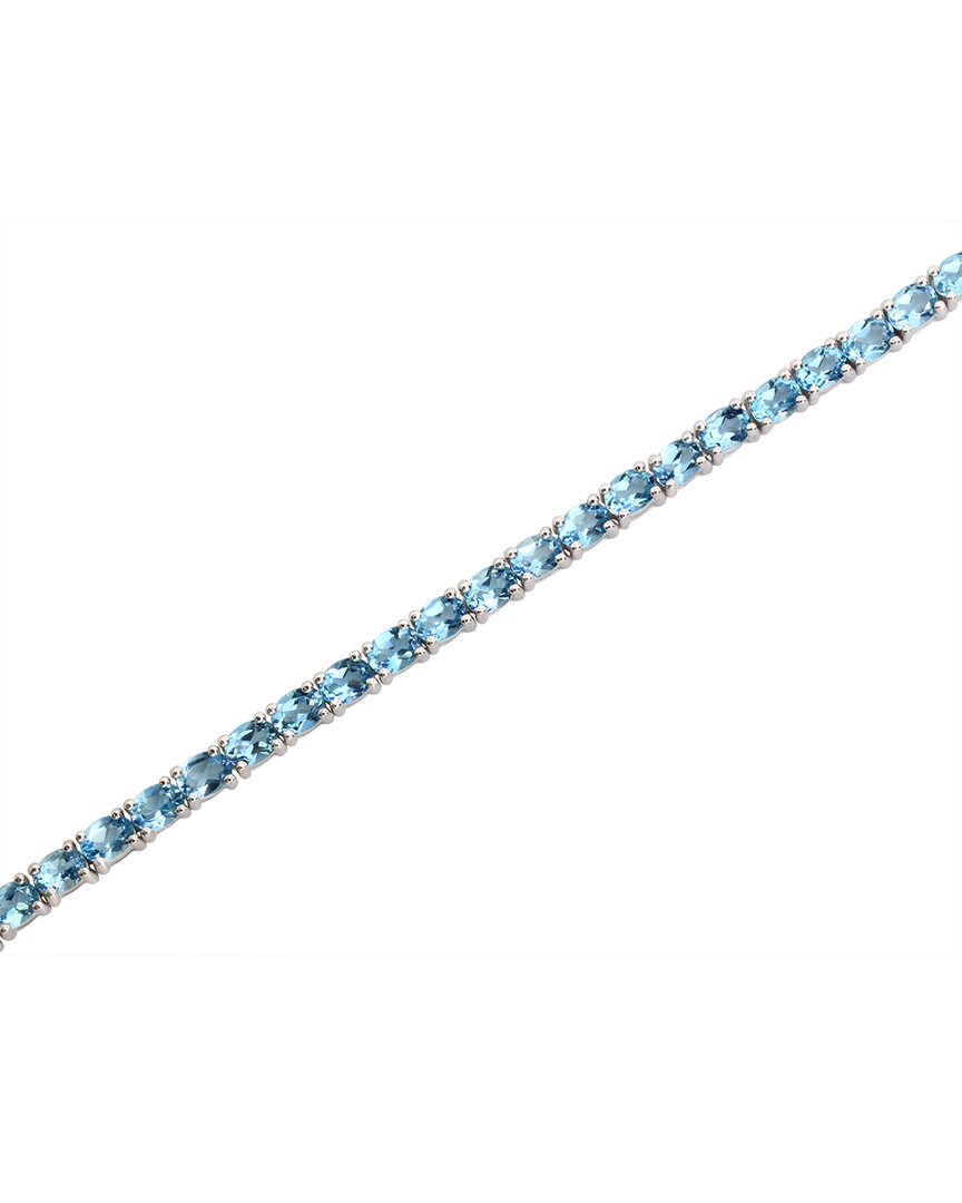 Effy Fine Jewelry Silver 7.15 Ct. Tw. Aquamarine Bracelet