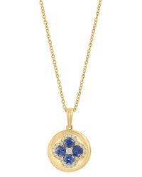 Effy Fine Jewelry 14K 0.75 Ct. Tw. Diamond & Sapphire Necklace
