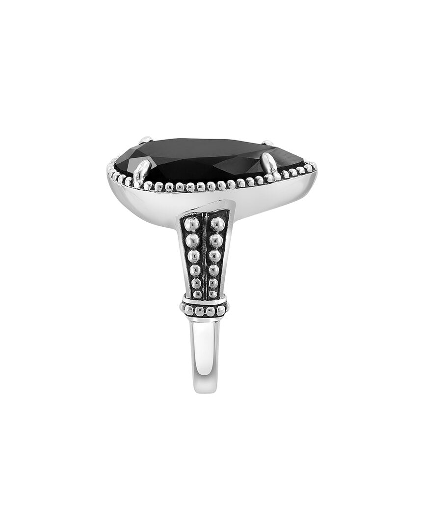 Effy Fine Jewelry Silver 5.22 Ct. Tw. Onyx Ring