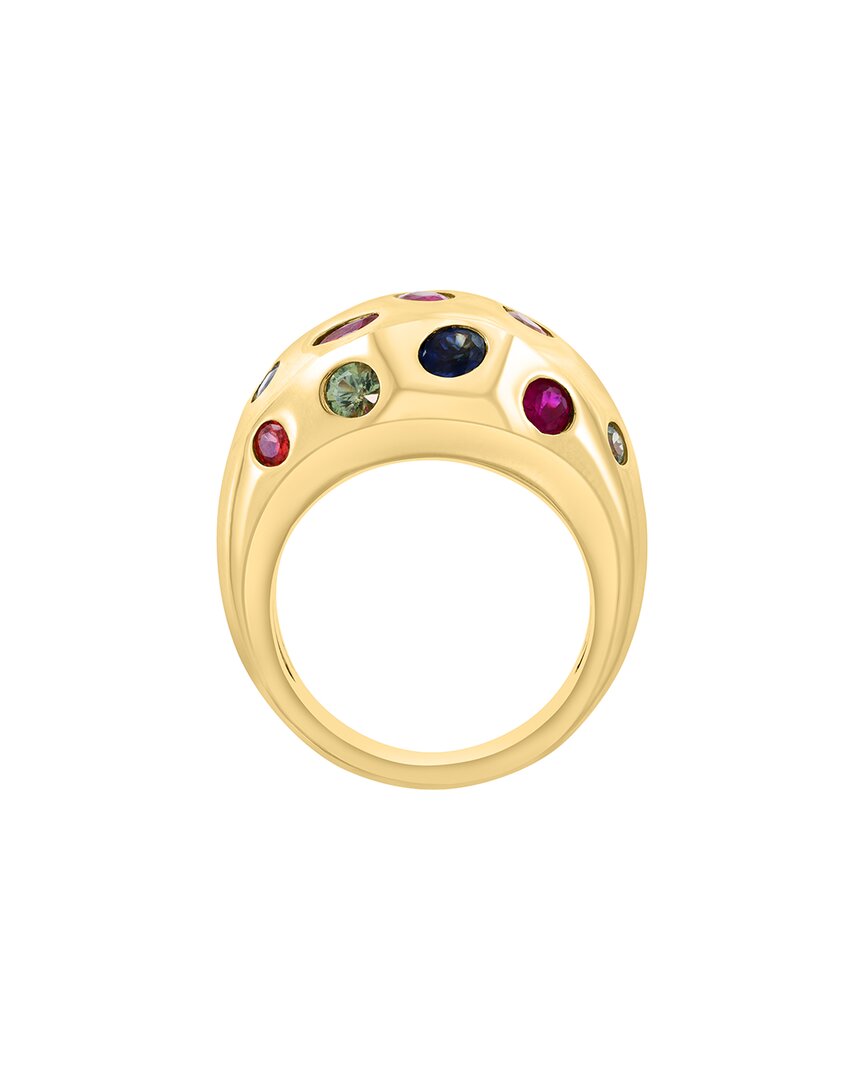 Effy Fine Jewelry 14K Over Silver 2.35 Ct. Tw. Multi Sapphire Ring