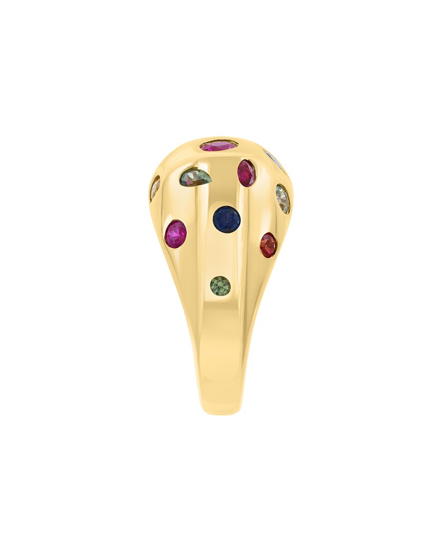 Effy Fine Jewelry 14K Over Silver 2.35 Ct. Tw. Multi Sapphire Ring