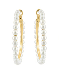 Effy Fine Jewelry 14K Over Silver 3.5Mm Pearl Earrings