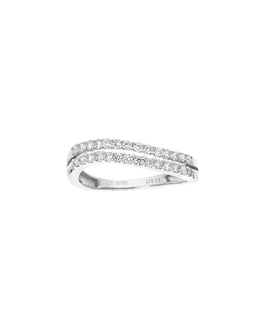 Silver 0.50 Ct. Tw. Lab-Grown Diamond Ring