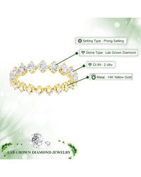 Amairah 14K 2.00 Ct. Tw. Lab-Grown Diamond Eternity Ring