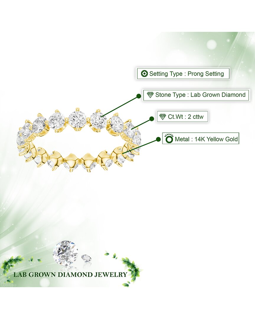 Amairah 14K 2.00 Ct. Tw. Lab-Grown Diamond Eternity Ring
