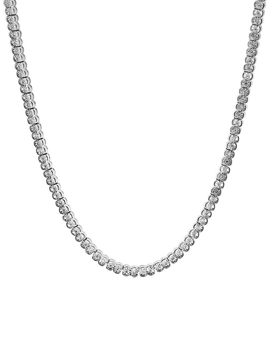 Effy Fine Jewelry Silver 1.28 Ct. Tw. Diamond Necklace