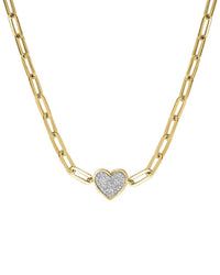 Effy Fine Jewelry Gold Over Silver 0.20 Ct. Tw. Diamond Necklace
