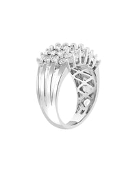 Effy Fine Jewelry Silver 0.49 Ct. Tw. Diamond Ring