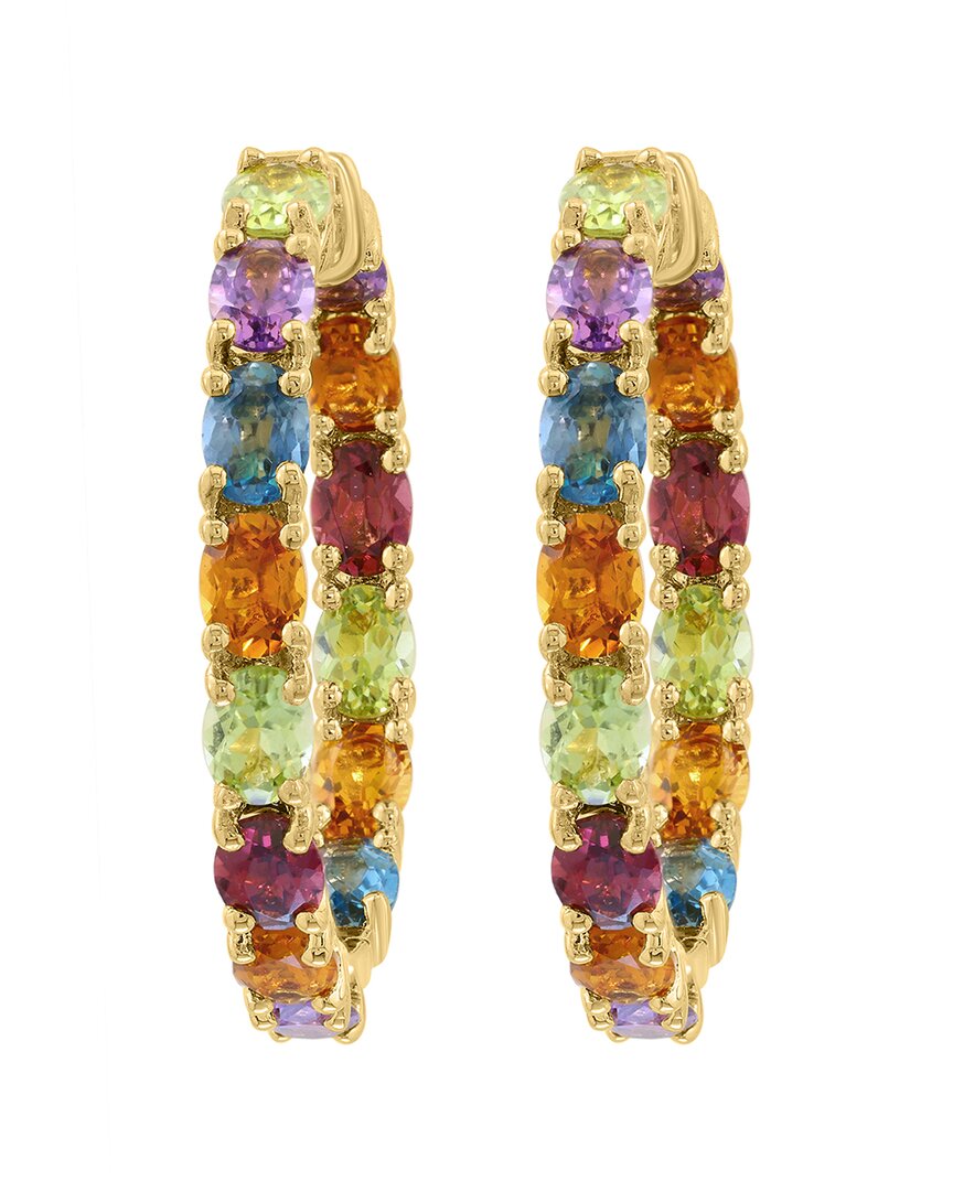 Effy Fine Jewelry Plated 4.00 Ct. Tw. Multi Gemstone Earrings